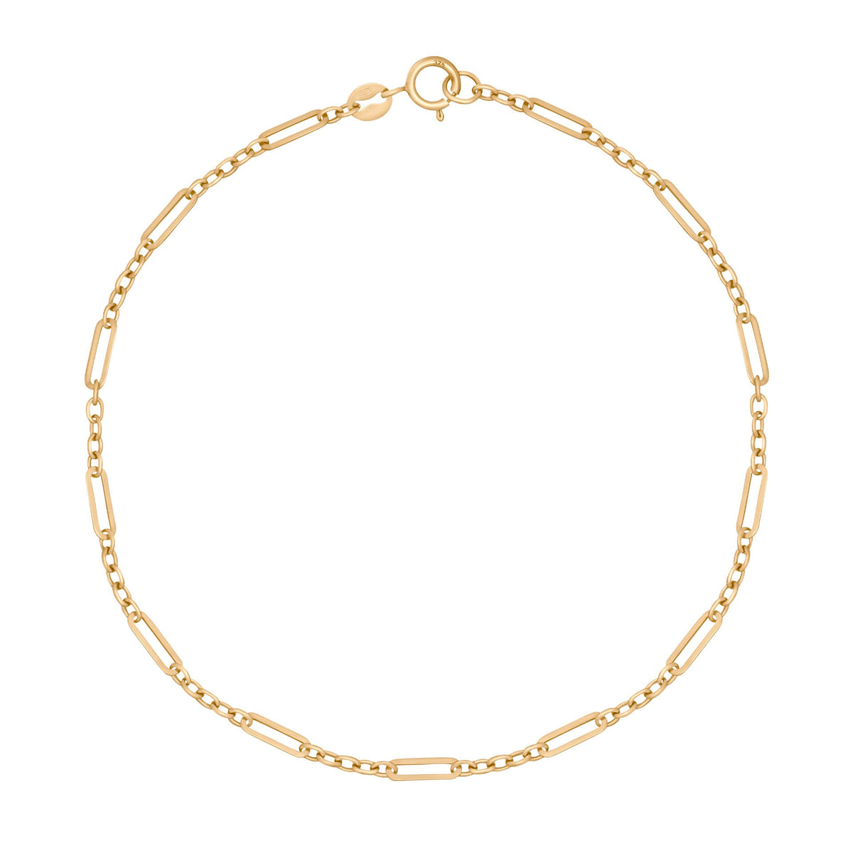 Elements Gold Mixed Length Link Bracelet