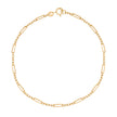 Elements Gold Mixed Length Link Bracelet