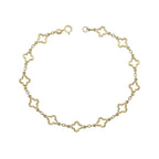 Elements Gold Quatrefoil Station Bracelet