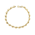 Elements Gold Organic Droplet Tennis Bracelet