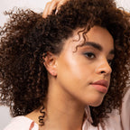 Elements Gold Rope Effect Hoop Earrings