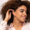 Elements Gold U Shape Hoop Earrings