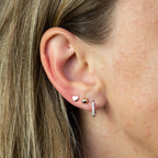 Elements Gold Small Heart Earrings