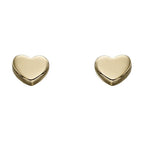 Elements Gold Small Heart Earrings