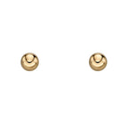 Elements Gold Ball Stud Earrings