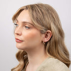 Elements Gold Sleeper Hoop Earrings