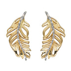 Elements Gold Feather Earrings
