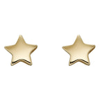 Elements Gold Small Star Stud Earrings