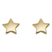 Elements Gold Small Star Stud Earrings