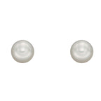 Elements Gold Pearl Stud Earrings
