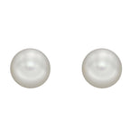 Elements Gold Pearl Stud Earrings