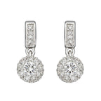 Elements Gold Small Diamond Cluster Earrings