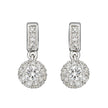 Elements Gold Small Diamond Cluster Earrings
