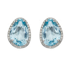 Elements Gold Irregular Shaped Semi-Precious Stone Stud Earrings