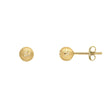 Elements Gold Starburst Detail Ball Stud Earrings