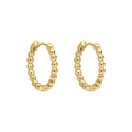 Elements Gold Ball Hoop Earrings