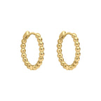 Elements Gold Ball Hoop Earrings