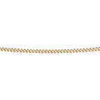 Elements Gold 0.6mm Diamond Cut Curb Chain