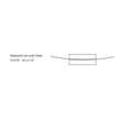 Elements Gold 0.6mm Diamond Cut Curb Chain