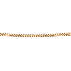 Elements Gold 1mm Diamond Cut Curb Chain 46cm