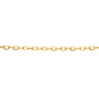 Elements Gold 0.8mm Cut Trace Chain 45cm
