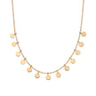 Elements Gold Multi Disc Necklace