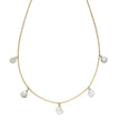 Elements Gold Keshi Pearl Charm Necklace