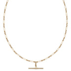 Elements Gold T-Bar Chain Necklace