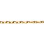Elements Gold 0.7mm Diamond Cut Trace Chain 56cm-61cm