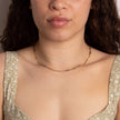 Elements Gold Elongated Link Chain Necklace