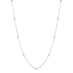 Elements Gold Fine Ball Station Chain Necklace