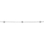 Elements Gold Fine Ball Station Chain Necklace