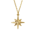 Elements Gold Starburst Necklace