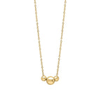 Elements Gold Trilogy Ball Chain Necklace