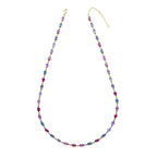 Elements Gold Semi-Precious Navette Necklace