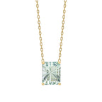 Elements Gold Octagonal Fancy Cut Amethyst Necklace