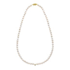 Elements Gold Seed Pearl and Flower Necklace