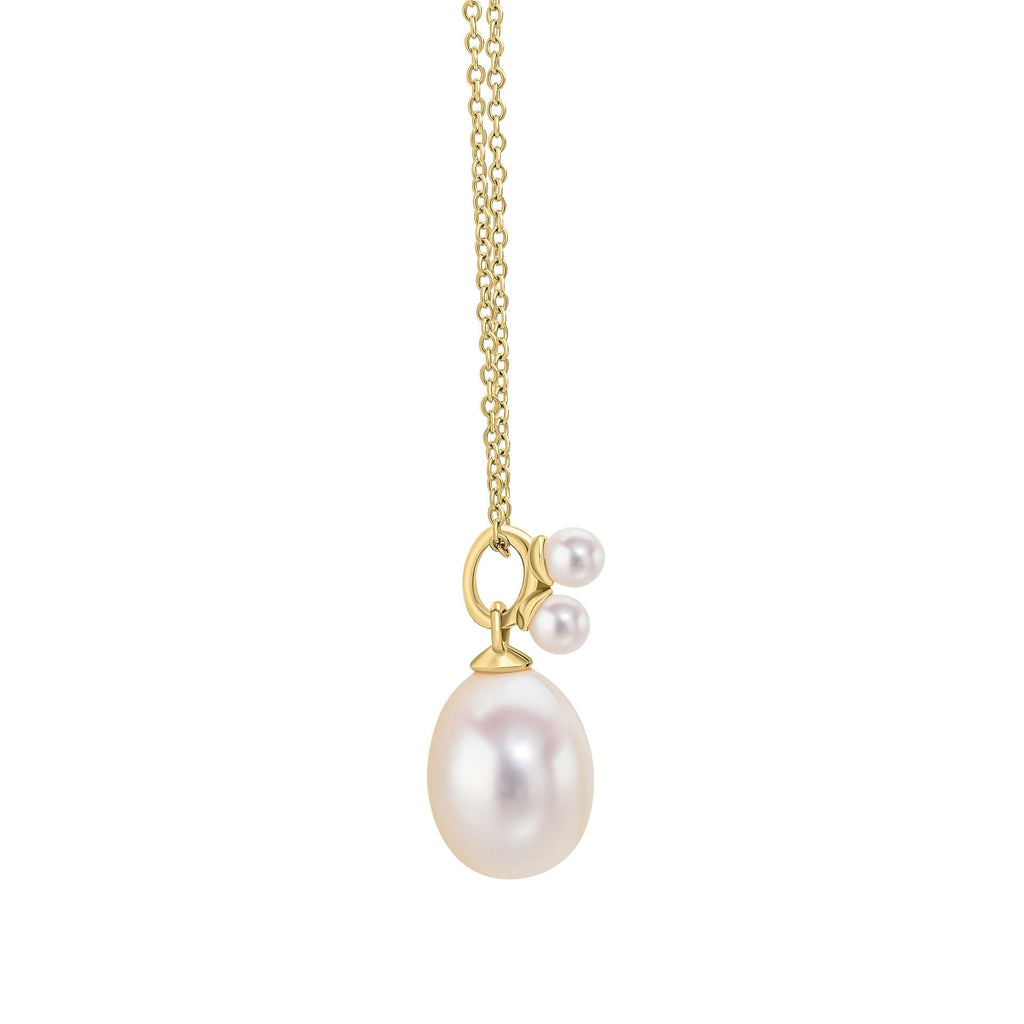 Elements Gold Pearl Detail Necklace