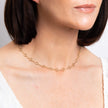 Collier Elements Gold à pendentif quatrefoil