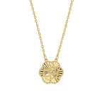 Elements Gold English Rose Necklace