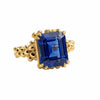 Gold Sapphire Ring - Layla