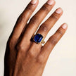 Gold Sapphire Ring - Layla