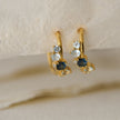 Gold Topaz Gemstone Zaria Earrings