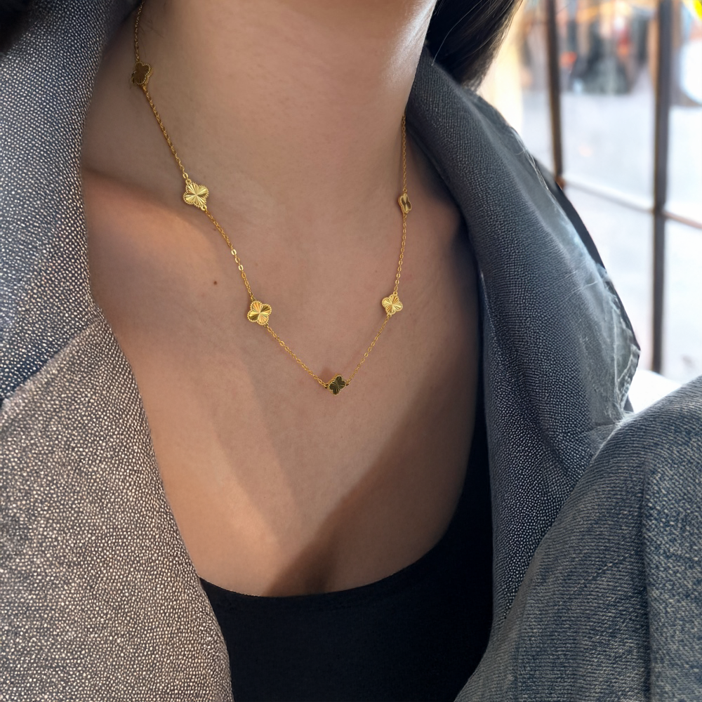 Gold Clover necklace