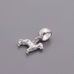 Golden Retriever Silver Dog Charm