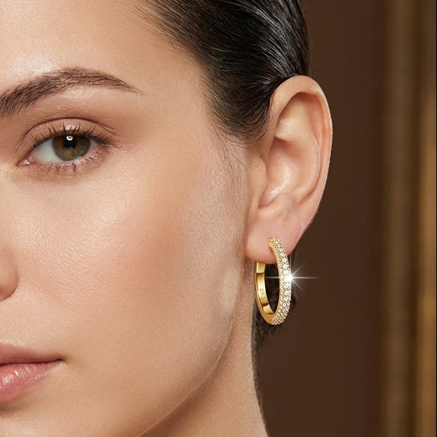 Gold Hoop Earrings