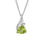 Elements Gold Trillion Semi-Precious Pendant