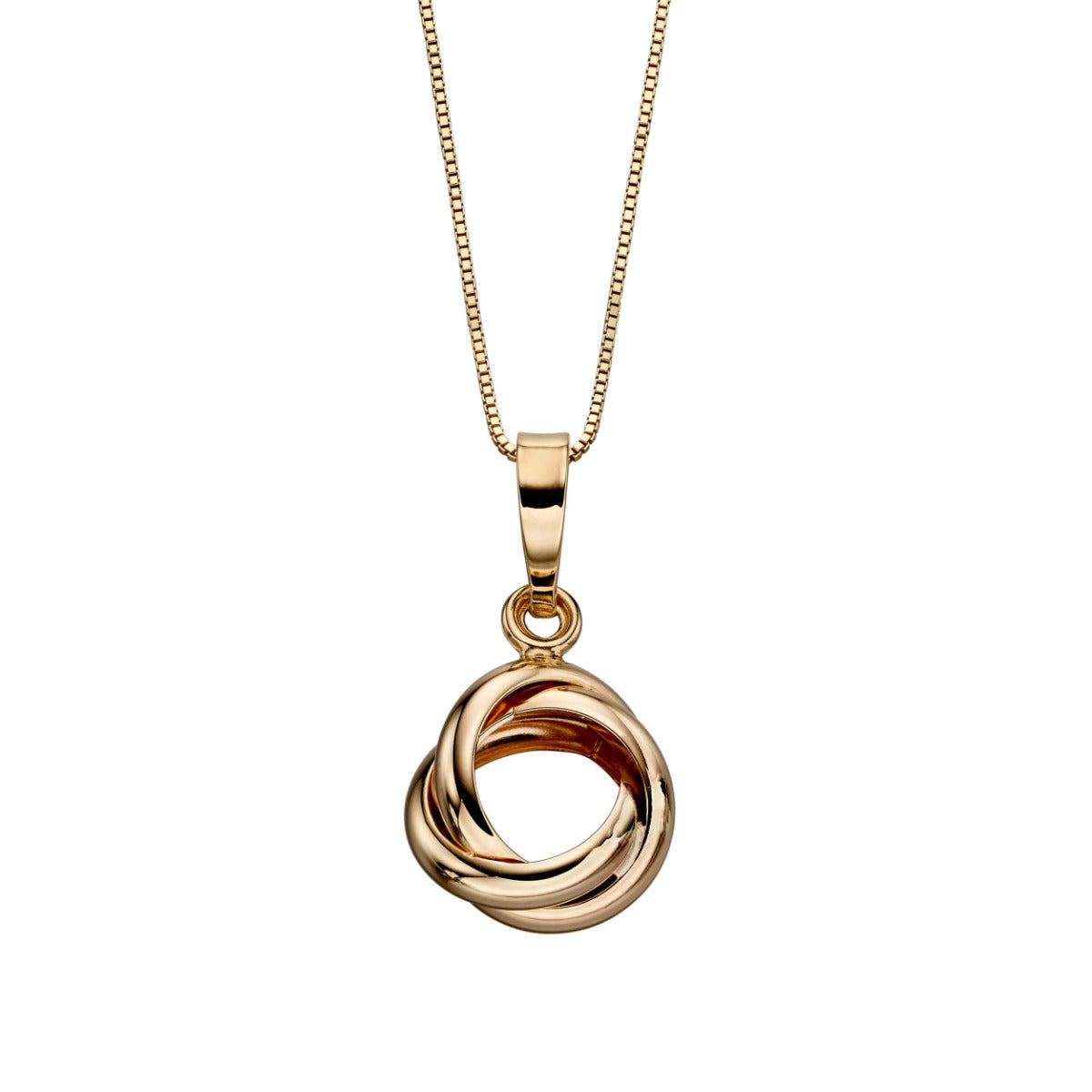 Elements Gold Twisted Knot Pendant