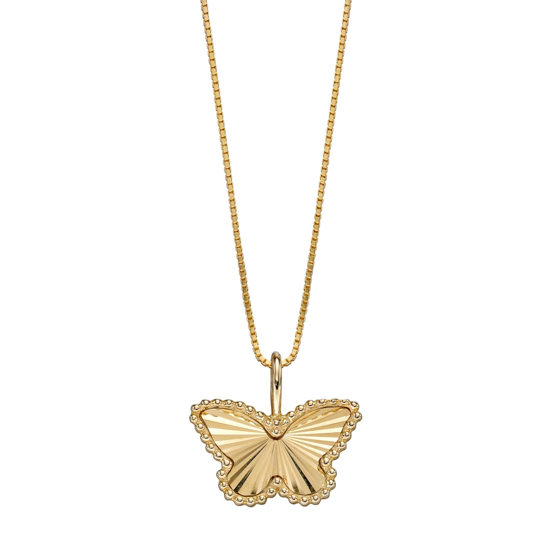 Elements Gold Butterfly Pendant
