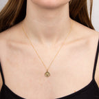 Elements Gold Bee Medallion Pendant